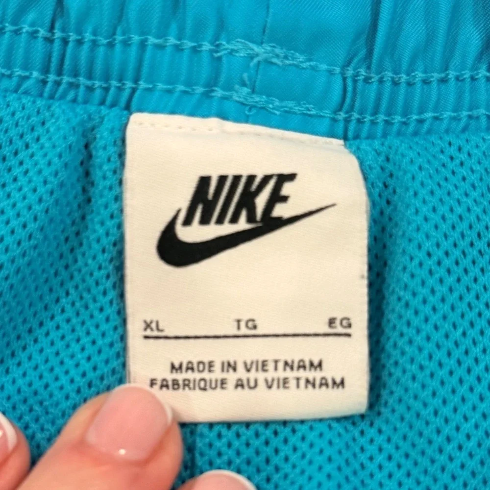 Nike Mens XL Teal Blue Swim‎ Trunks Mesh Lined Board Shorts FN3307-345